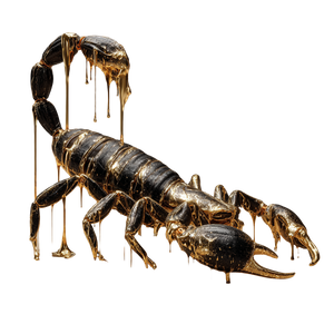 Golden Scorpion Vinyl Car Decal Sticker – Waterproof & UV-Resistant 6.826666666666667"