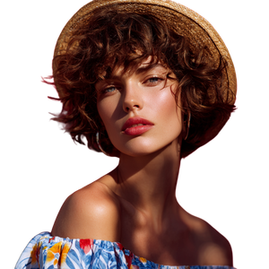 European Model Portrait V7 Vinyl Car Decal Sticker – Waterproof & UV-Resistant 3.4133333333333336"