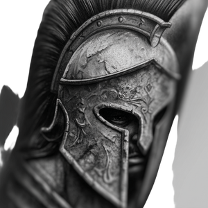 Spartan Tattoo Design V5 Vinyl Car Decal Sticker – Waterproof & UV-Resistant 6.826666666666667"