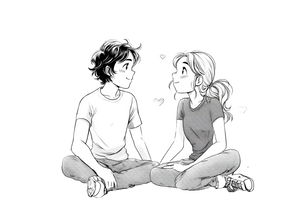 Loving Couple Silhouette V3 Vinyl Car Decal Sticker – Waterproof & UV-Resistant 3.0933333333333333"