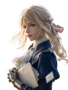 Violet Evergarden Portrait V13 Vinyl Car Decal Sticker – Waterproof & UV-Resistant 8.213333333333333"