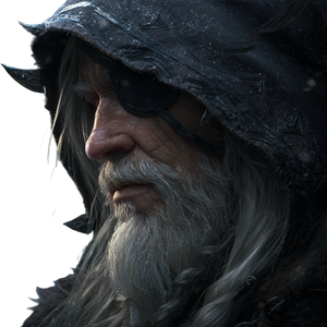 Odin'S Portrait V2 Vinyl Car Decal Sticker – Waterproof & UV-Resistant 3.4133333333333336"