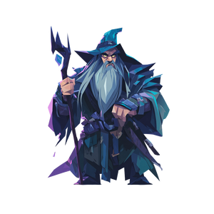 Cartoon Wizard V12 Vinyl Car Decal Sticker – Waterproof & UV-Resistant 6.826666666666667"