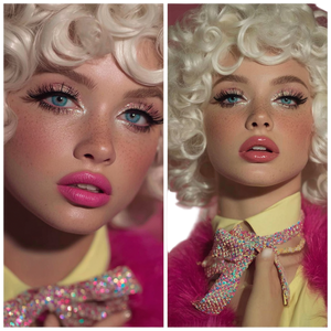 Barbie Style Girl Vinyl Car Decal Sticker – Waterproof & UV-Resistant 3.4133333333333336"