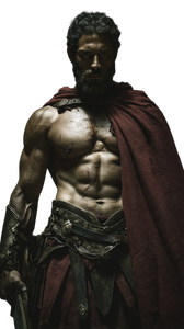 Leonidas Portrait V2 Vinyl Car Decal Sticker – Waterproof & UV-Resistant 4.8533333333333335"