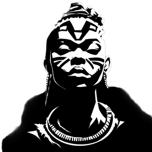 Cyberpunk African Warrior V3 Vinyl Car Decal Sticker – Waterproof & UV-Resistant 3.4133333333333336" Cyberpunk African Warrior V3 Vinyl Car Decal Sticker – Waterproof & UV-Resistant 3.4133333333333336"