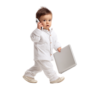 Busy Baby Professional Vinyl Car Decal Sticker – Waterproof & UV-Resistant 3.4133333333333336"