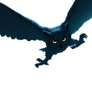 Diving Owl Talons Vinyl Car Decal Sticker – Waterproof & UV-Resistant 6.826666666666667"