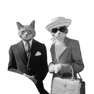 Vintage Cat Elegance Vinyl Car Decal Sticker – Waterproof & UV-Resistant 3.4133333333333336"