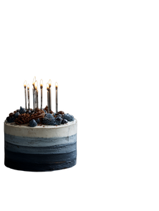Blue Birthday Cake V3 Vinyl Car Decal Sticker – Waterproof & UV-Resistant 8.213333333333333"