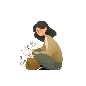 Gardening Serenity Vinyl Car Decal Sticker – Waterproof & UV-Resistant 3.4133333333333336"