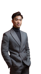 Korean Man With Oscar Vinyl Car Decal Sticker – Waterproof & UV-Resistant 4.8533333333333335"