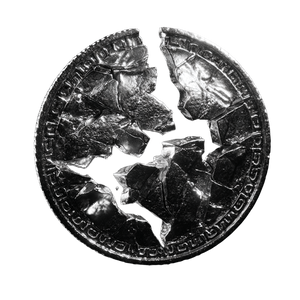Coin Cracking Vinyl Car Decal Sticker – Waterproof & UV-Resistant 6.826666666666667"