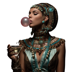Modern Cleopatra V5 Vinyl Car Decal Sticker – Waterproof & UV-Resistant 3.4133333333333336"