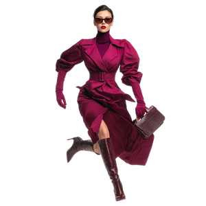 Fashion Model Running Vinyl Car Decal Sticker – Waterproof & UV-Resistant 6.826666666666667"