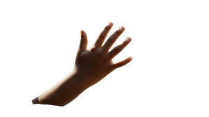 Waving Kid'S Hand Vinyl Car Decal Sticker – Waterproof & UV-Resistant 2.72"