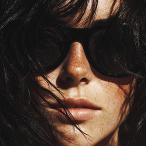 Close-Up Sunglasses Face Vinyl Car Decal Sticker – Waterproof & UV-Resistant 3.4133333333333336"