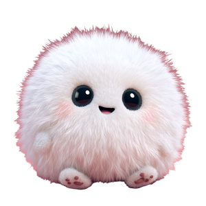 Poddy The Fluffy Vinyl Car Decal Sticker – Waterproof & UV-Resistant 3.4133333333333336"