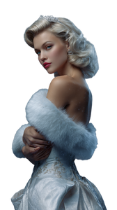 Frosty Winter Queen Vinyl Car Decal Sticker – Waterproof & UV-Resistant 4.8533333333333335"