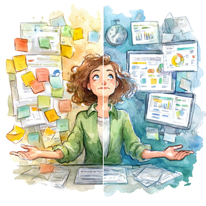 Stressed Vs Relaxed Marketer Vinyl Car Decal Sticker – Waterproof & UV-Resistant 6.826666666666667"