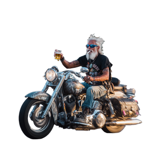 Dad On Harley Vinyl Car Decal Sticker – Waterproof & UV-Resistant 3.4133333333333336"