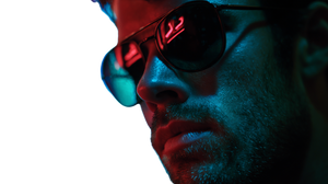 Mysterious Sunglasses Man Vinyl Car Decal Sticker – Waterproof & UV-Resistant 2.72"