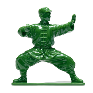 Tai Chi Toy Soldier Vinyl Car Decal Sticker – Waterproof & UV-Resistant 3.4133333333333336"