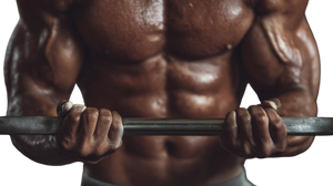 Muscular Man Curling V6 Vinyl Car Decal Sticker – Waterproof & UV-Resistant 2.72"