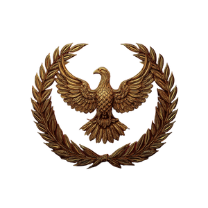 Golden Eagle Emblem Vinyl Car Decal Sticker – Waterproof & UV-Resistant 3.4133333333333336"