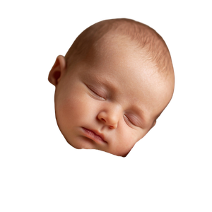 Sleeping Newborn Baby V17 Vinyl Car Decal Sticker – Waterproof & UV-Resistant 6.826666666666667"