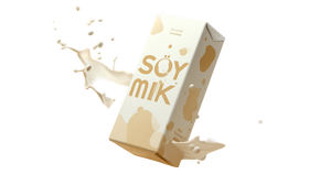 Floating Soy Milk Vinyl Car Decal Sticker – Waterproof & UV-Resistant 2.72"