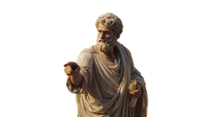 Plato In Athens Vinyl Car Decal Sticker – Waterproof & UV-Resistant 5.4