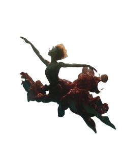 Underwater Ballerina Vinyl Car Decal Sticker – Waterproof & UV-Resistant 4.0"