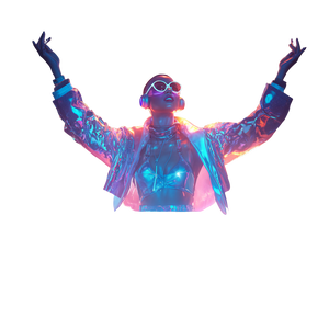 Futuristic Dj Performance V5 Vinyl Car Decal Sticker – Waterproof & UV-Resistant 6.826666666666667"