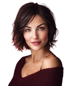 Brunette Portrait V7 Vinyl Car Decal Sticker – Waterproof & UV-Resistant 4.1066666666666665"