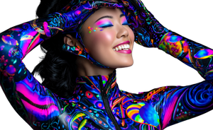 Radiant Geisha Ninja V5 Vinyl Car Decal Sticker – Waterproof & UV-Resistant 2.8
