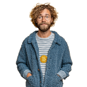 Bitcoin Entrepreneur Vinyl Car Decal Sticker – Waterproof & UV-Resistant 3.4133333333333336"