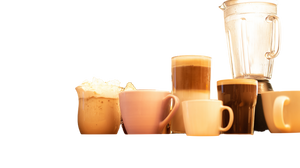 Colorful Coffee Cups Vinyl Car Decal Sticker – Waterproof & UV-Resistant 5.4