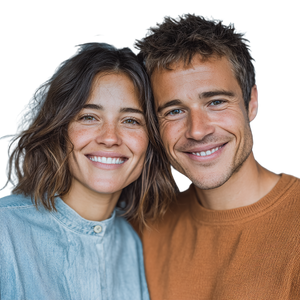 Mediterranean Couple V2 Vinyl Car Decal Sticker – Waterproof & UV-Resistant 6.826666666666667"