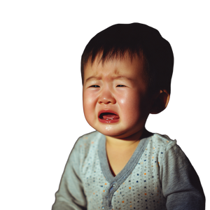 Crying Baby V5 Vinyl Car Decal Sticker – Waterproof & UV-Resistant 3.4133333333333336"