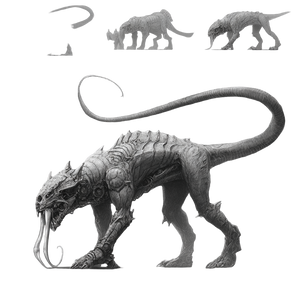 Lovecraftian Horror Creature V3 Vinyl Car Decal Sticker – Waterproof & UV-Resistant 3.4133333333333336"
