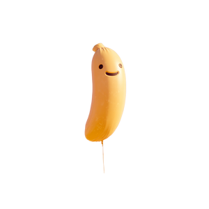 Banana Balloon Character Vinyl Car Decal Sticker – Waterproof & UV-Resistant 6.826666666666667"