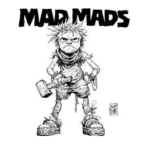 Mad Mads Boy Vinyl Car Decal Sticker – Waterproof & UV-Resistant 3.4133333333333336"