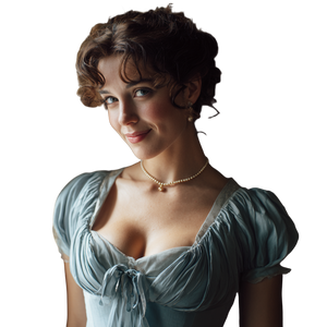 Regency-Era Woman V2 Vinyl Car Decal Sticker – Waterproof & UV-Resistant 3.4133333333333336" Regency-Era Woman V2 Vinyl Car Decal Sticker – Waterproof & UV-Resistant 3.4133333333333336"