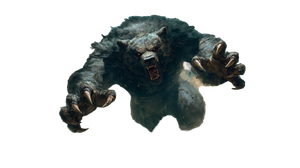 Vicious Werebear Charge Vinyl Car Decal Sticker – Waterproof & UV-Resistant 2.72"