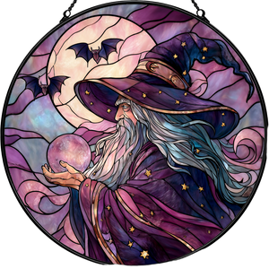 Wizard Suncatcher Vinyl Car Decal Sticker – Waterproof & UV-Resistant 6.826666666666667"