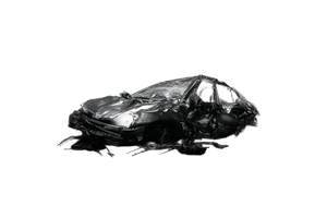 Wrecked Car Void Vinyl Car Decal Sticker – Waterproof & UV-Resistant 5.97333333333333