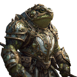 Warforged Frog Juggernaut Vinyl Car Decal Sticker – Waterproof & UV-Resistant 6.826666666666667"