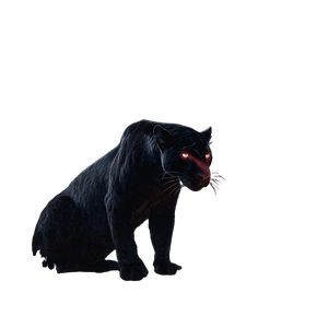 Night Black Panther Vinyl Car Decal Sticker – Waterproof & UV-Resistant 6.826666666666667"