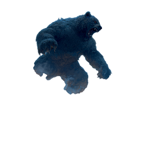 Giant Bear Vs Hill Giant Vinyl Car Decal Sticker – Waterproof & UV-Resistant 3.4133333333333336"